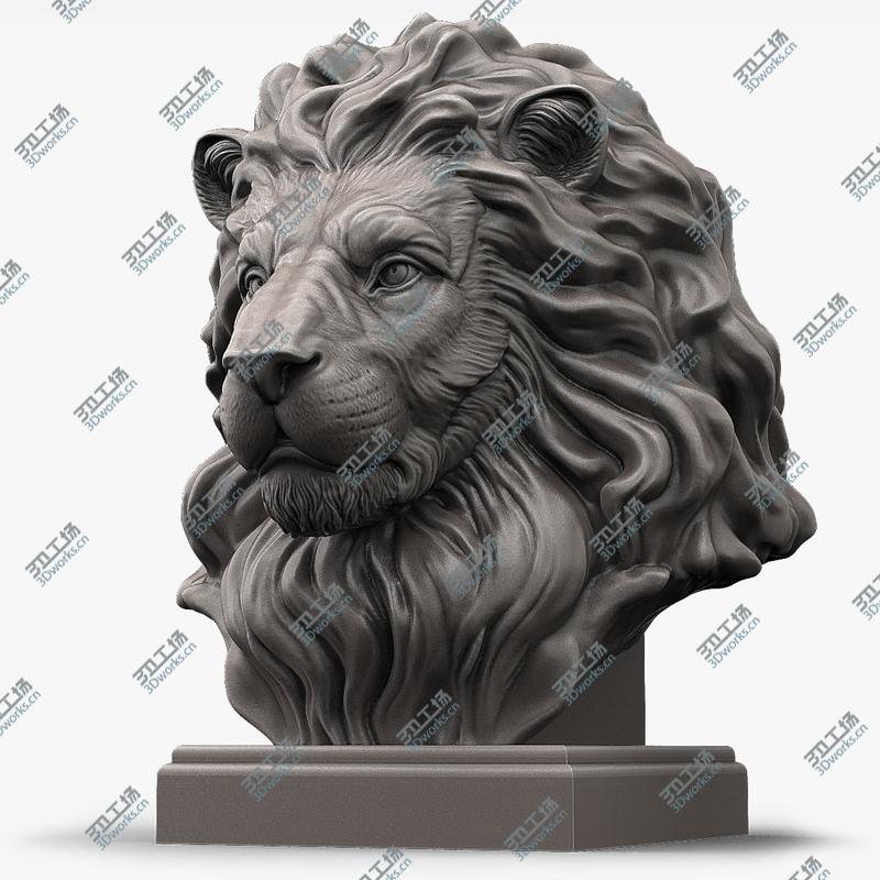 images/goods_img/2021040234/Lion Head Sculpture for 3d Printer/1.jpg